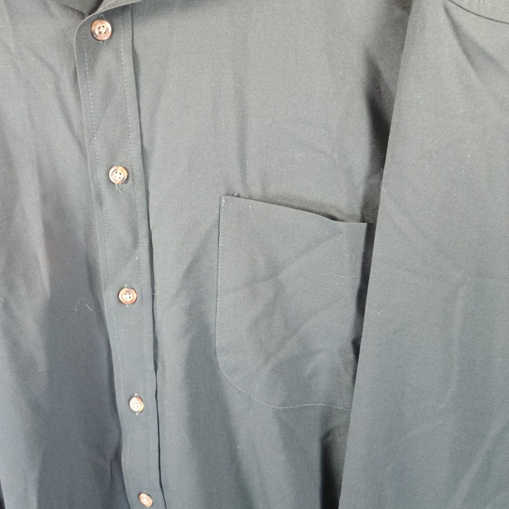 VTG Sir Pendleton Shirt Men XL Long Sleeve Button Up 100% Fine Worsted Wool Dark - Picture 4 of 9